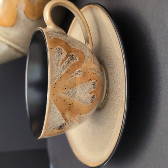 Pier 1 Kioko Stoneware Hand-painted Tea Set. - Picture 2 of 15